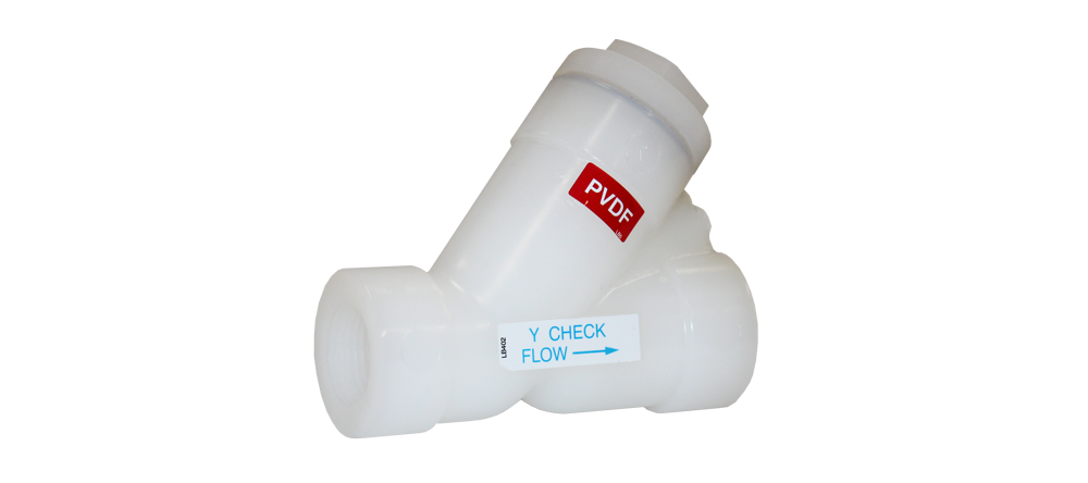 New PVDF Y-Check Valves Available from Hayward Flow Control